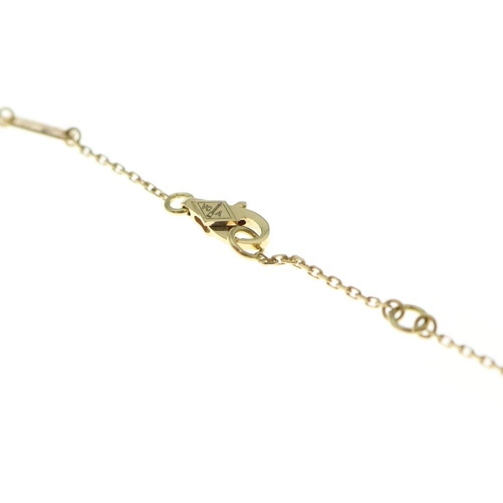 Van Cleef & Arpels(ヴァンクリーフアンドアーペル) スウィートアルハンブラ マザーオブパール ネックレス イエローゴールド Au750YG VCARF69100 ジュエリー