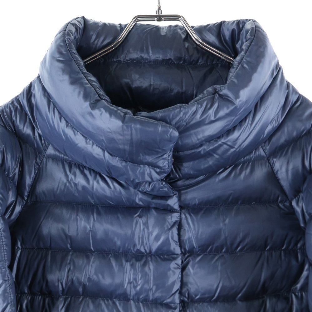 HERNO(ヘルノ) SOFIA ソフィア ハイネック スナップボタン ダウンジャケット ネイビー レディース PI0046D-12017-9245