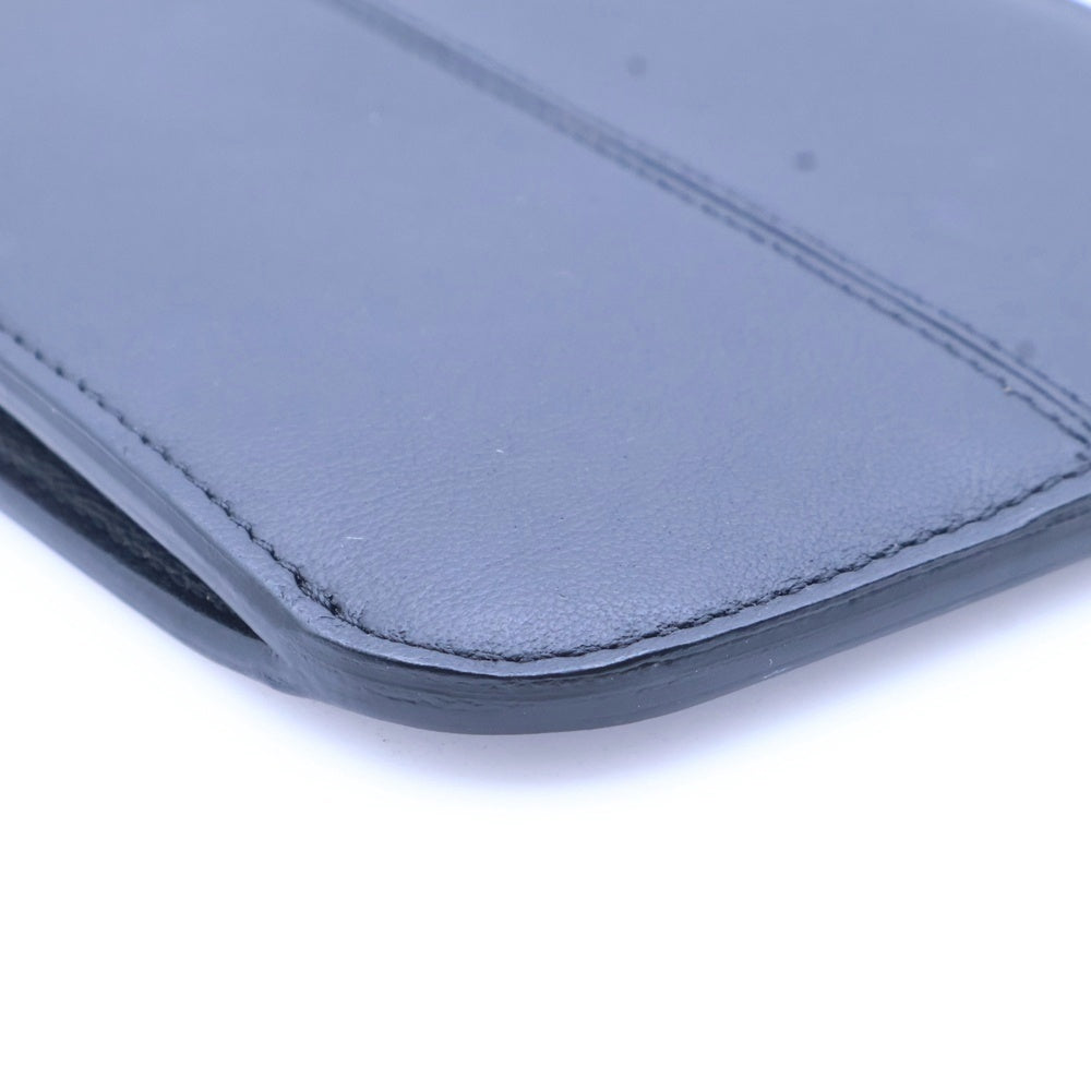 FENDI(フェンディ) ピーカフォン レザー フォンショルダー ミニバッグ ブラック×ブラウン レザー ゴールド金具 8M0442