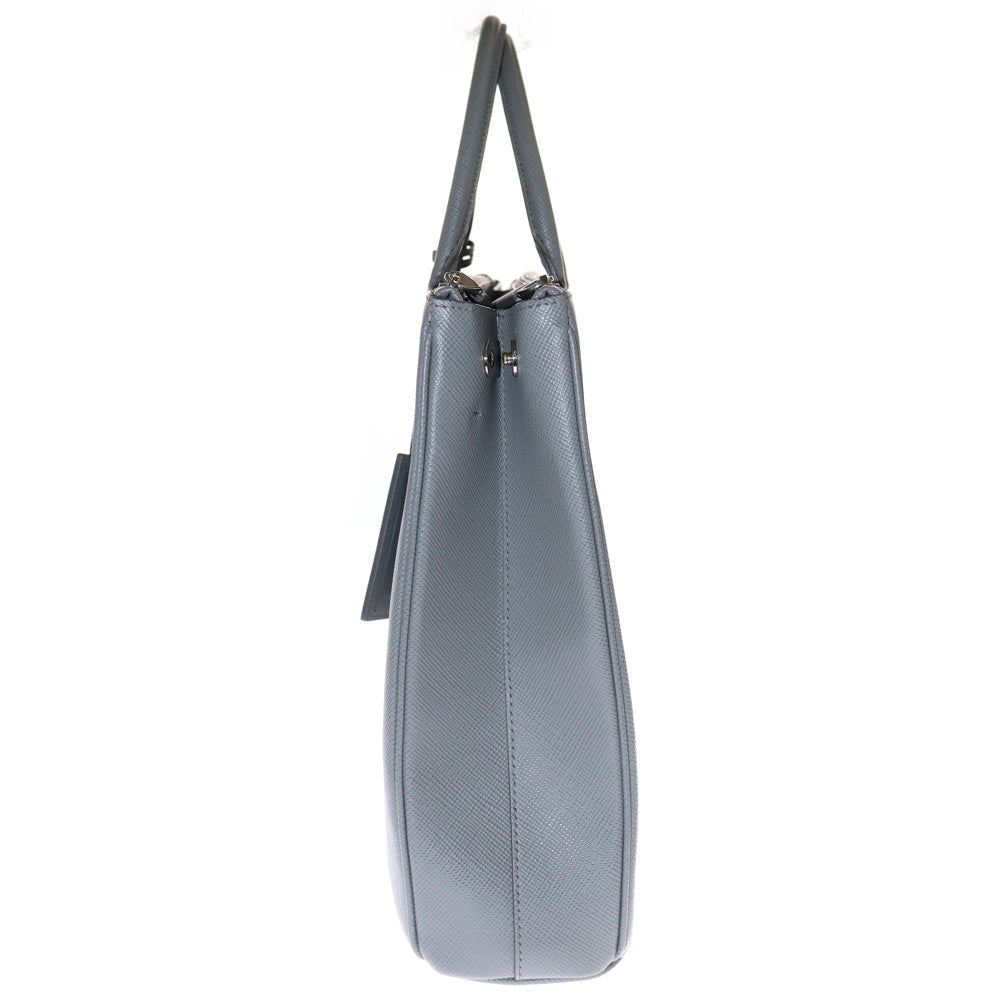 PRADA(プラダ) ガリレア ハンドバッグ グレー サフィアーノレザー