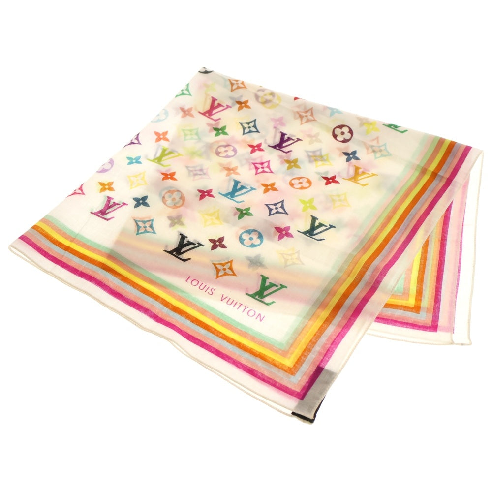 LOUIS VUITTON(ルイヴィトン) モノグラム ミニ ミニ・カレ ブロン マルチカラー スカーフ シルク M71913