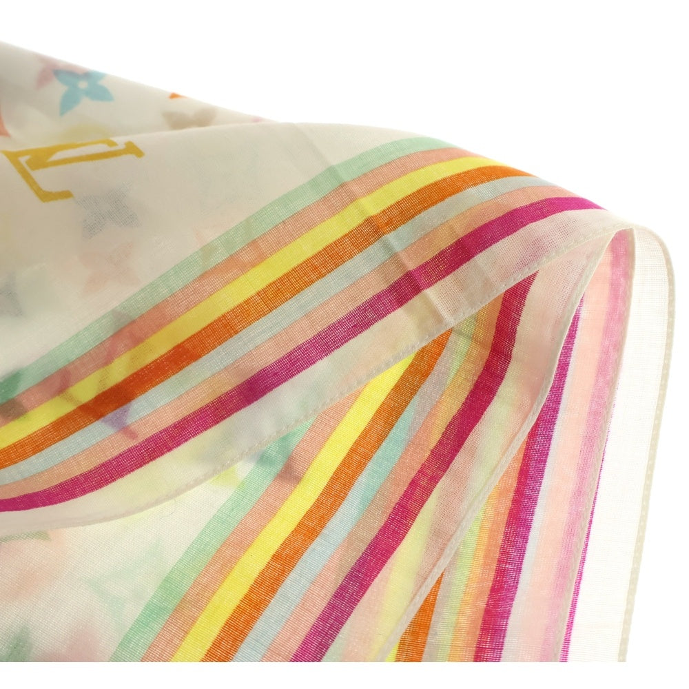 LOUIS VUITTON(ルイヴィトン) モノグラム ミニ ミニ・カレ ブロン マルチカラー スカーフ シルク M71913