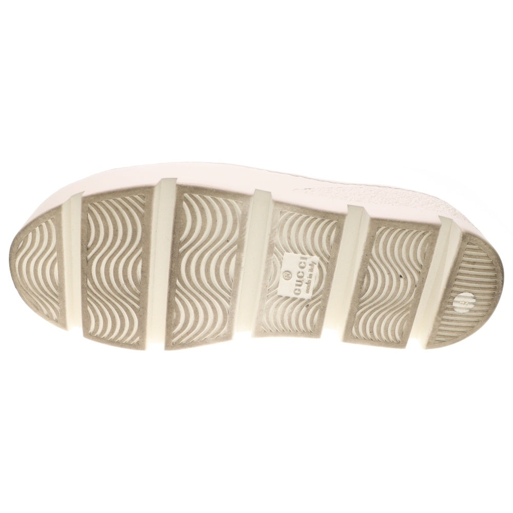 GUCCI(グッチ) Ace エース エンブロイダリー プラットフォーム スニーカー ホワイト 577573