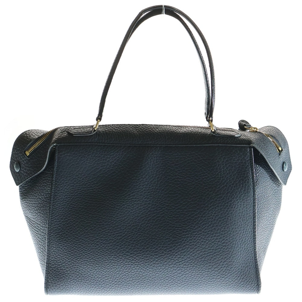 CELINE(セリーヌ) リング トートバッグ ハンドバッグ レザー ゴールド金具 ネイビー