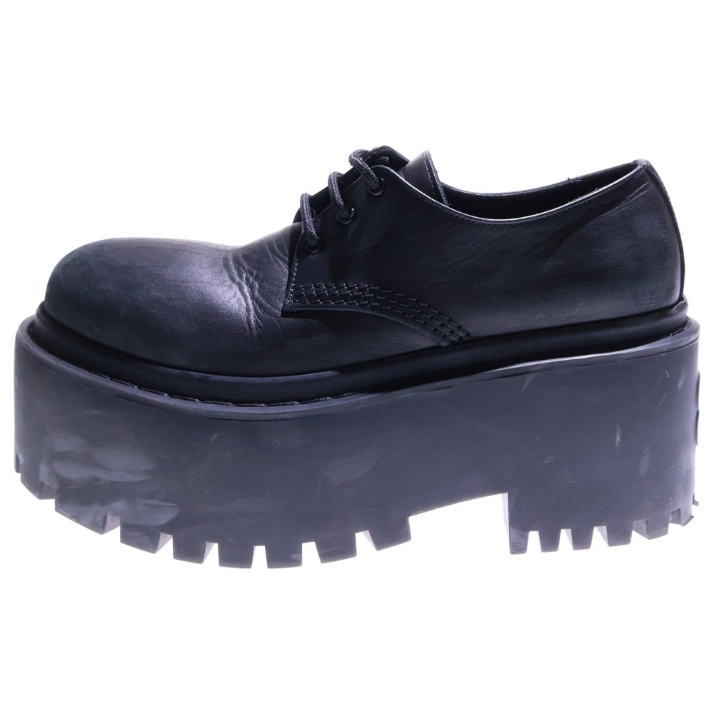 BALENCIAGA(バレンシアガ) BBロゴ レザー レースアップ 厚底