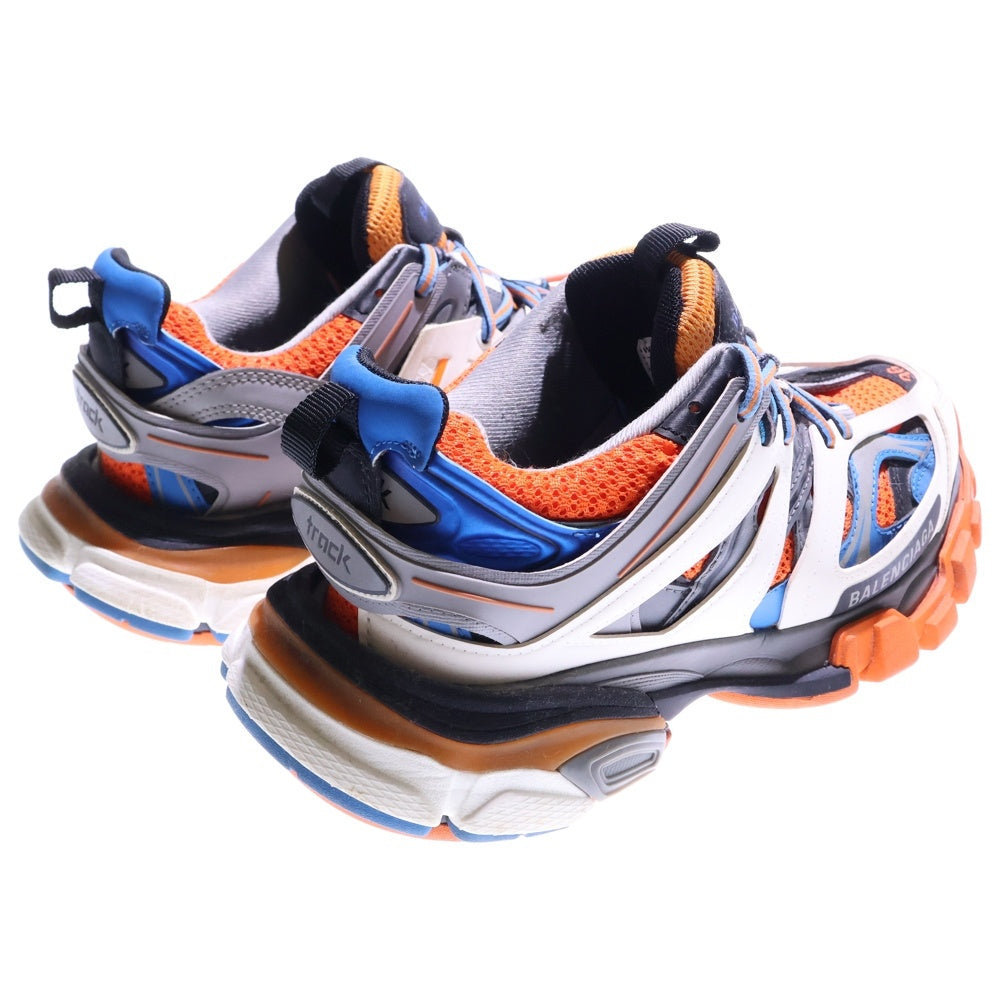 BALENCIAGA(バレンシアガ) Track Trainers トラック トレイナー レースアップ ローカットシューズ スニーカー オレンジ/ブルー レディース 542436