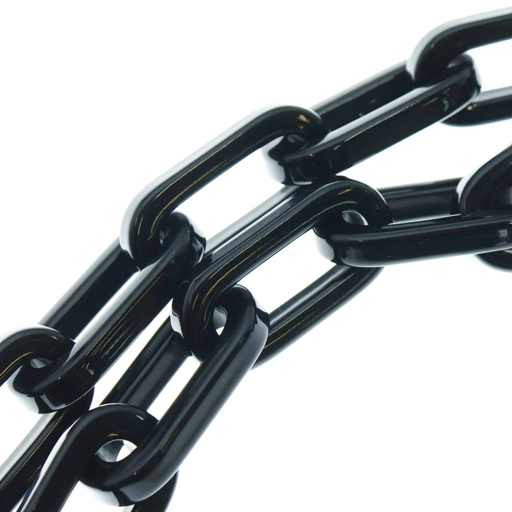 GUCCI(グッチ) メガネチェーン ストラップ アイウェア ブラック シルバー金具 レディース