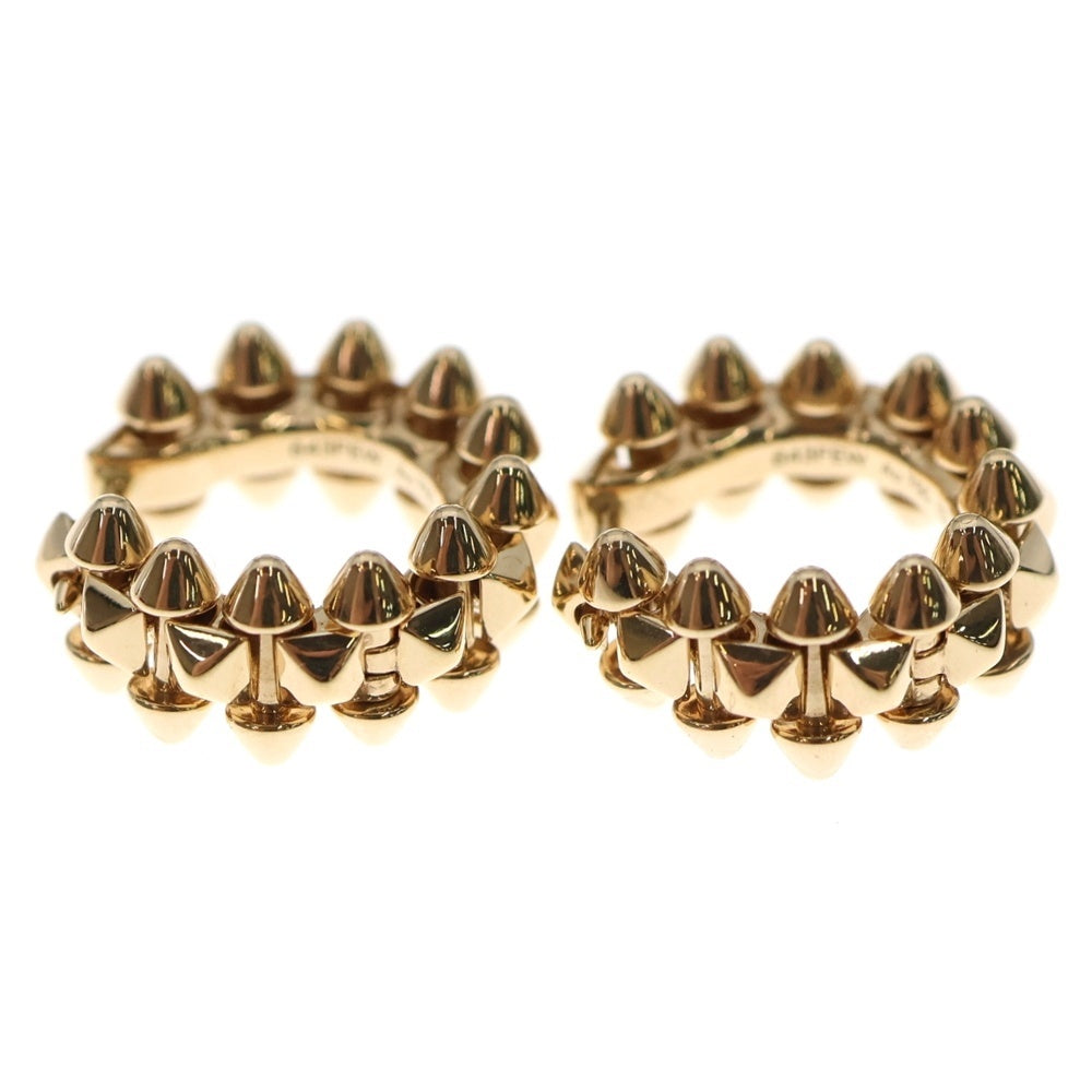 Cartier(カルティエ) クラッシュ ドゥ カルティエ ミニ ピアス Au750 K18 PG ピンクゴールド B8301520