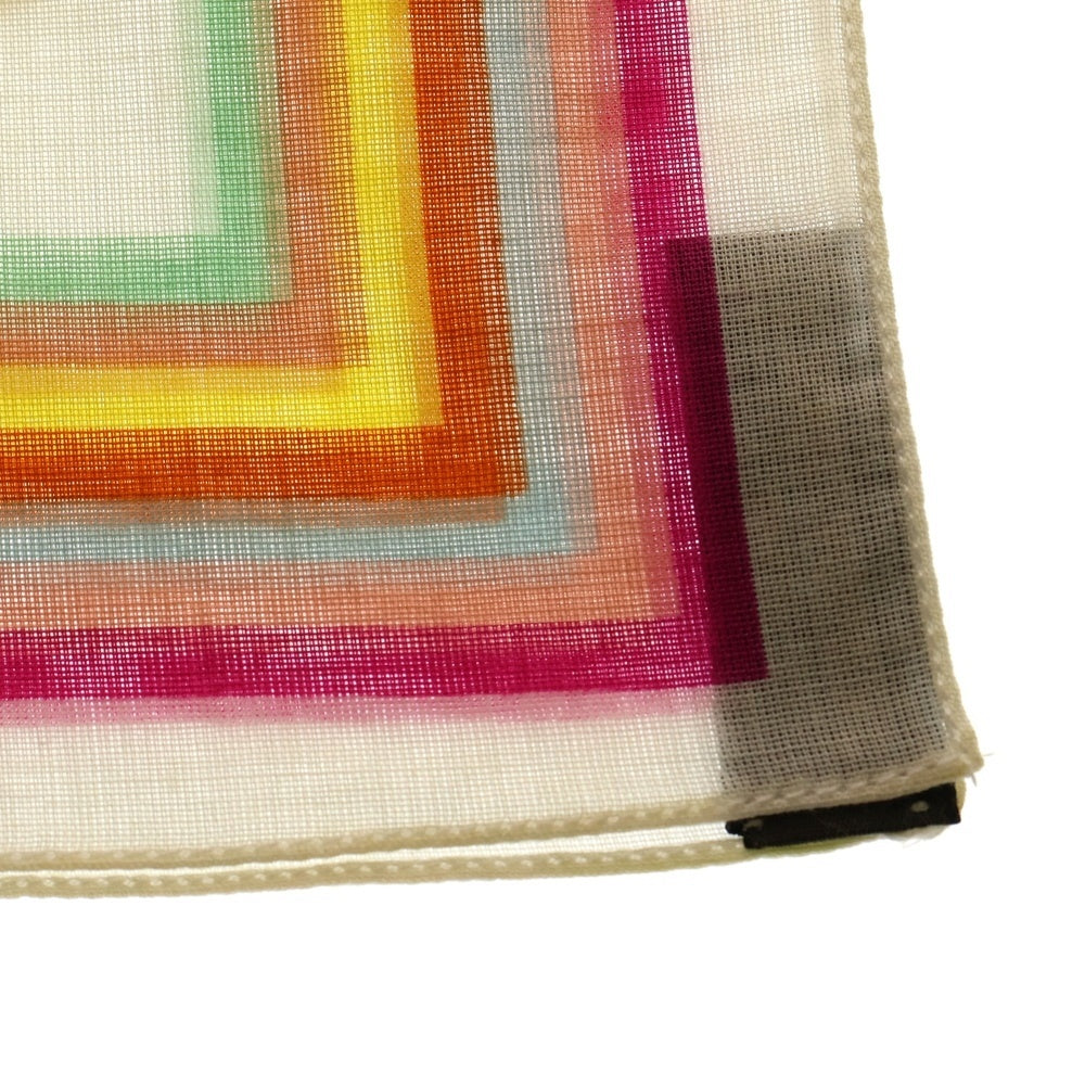 LOUIS VUITTON(ルイヴィトン) モノグラム マルチカラー ミニ スカーフ ハンカチ ホワイト M71913