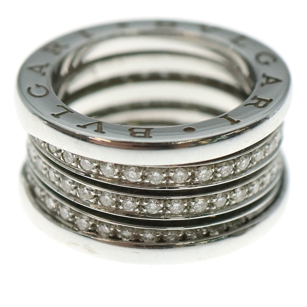 BVLGARI(ブルガリ) B-ZERO 1 ビーゼロワン ダイヤモンド 4バンド リング ホワイトゴールド