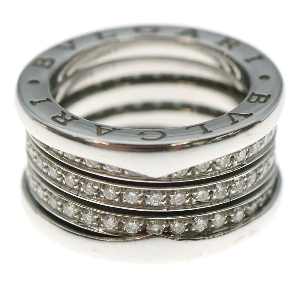 BVLGARI(ブルガリ) B-ZERO 1 ビーゼロワン ダイヤモンド 4バンド リング ホワイトゴールド