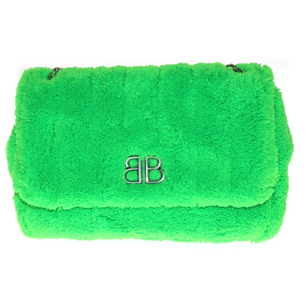 ち*ル様 BALENCIAGA BBロゴ ジャケット グリーン BALENCIAGA(バレンシアガ) BB MONACO BAG BBロゴ モナコ キルティング