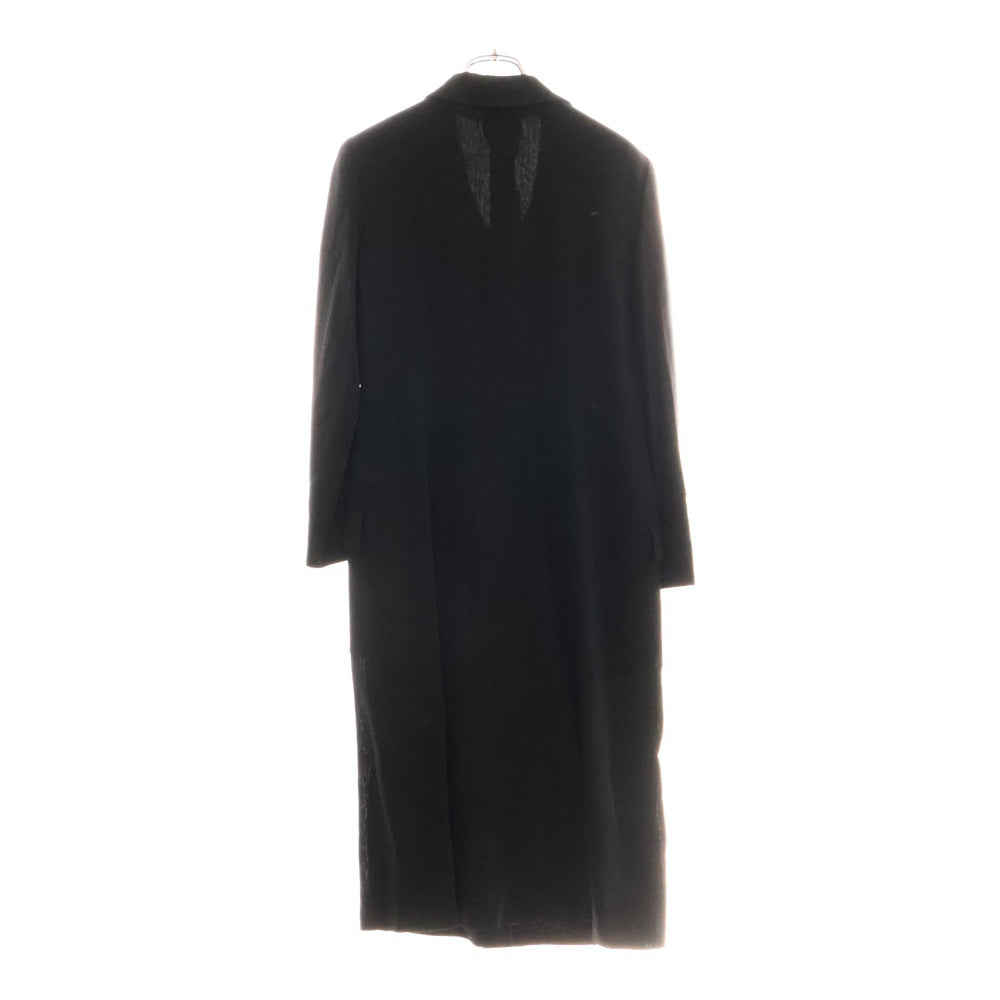 CHANEL(シャネル) 96AW グリポアボタン ウール 10B マルチポケット ロング テーラードジャケット コート ブラック レディース P08289V04514