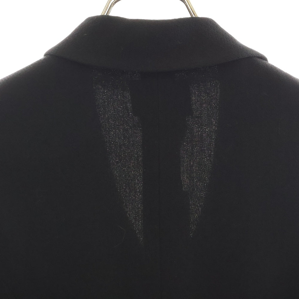 CHANEL(シャネル) 96AW グリポアボタン ウール 10B マルチポケット ロング テーラードジャケット コート ブラック レディース P08289V04514