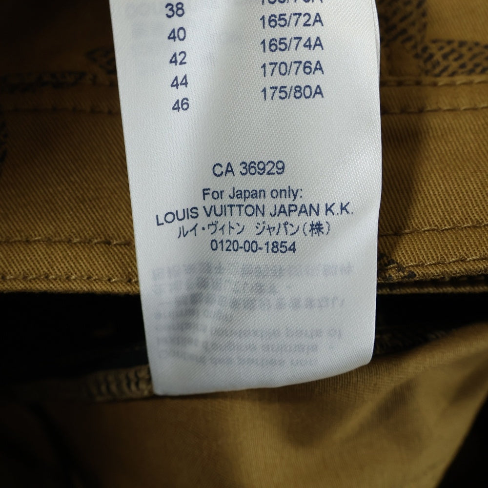 LOUIS VUITTON(ルイヴィトン) 19SS モノグラムジャイアント リバース 総柄 ジップデザイン ミニ スカート ブラウン レディース RW191B NYC FGJU77