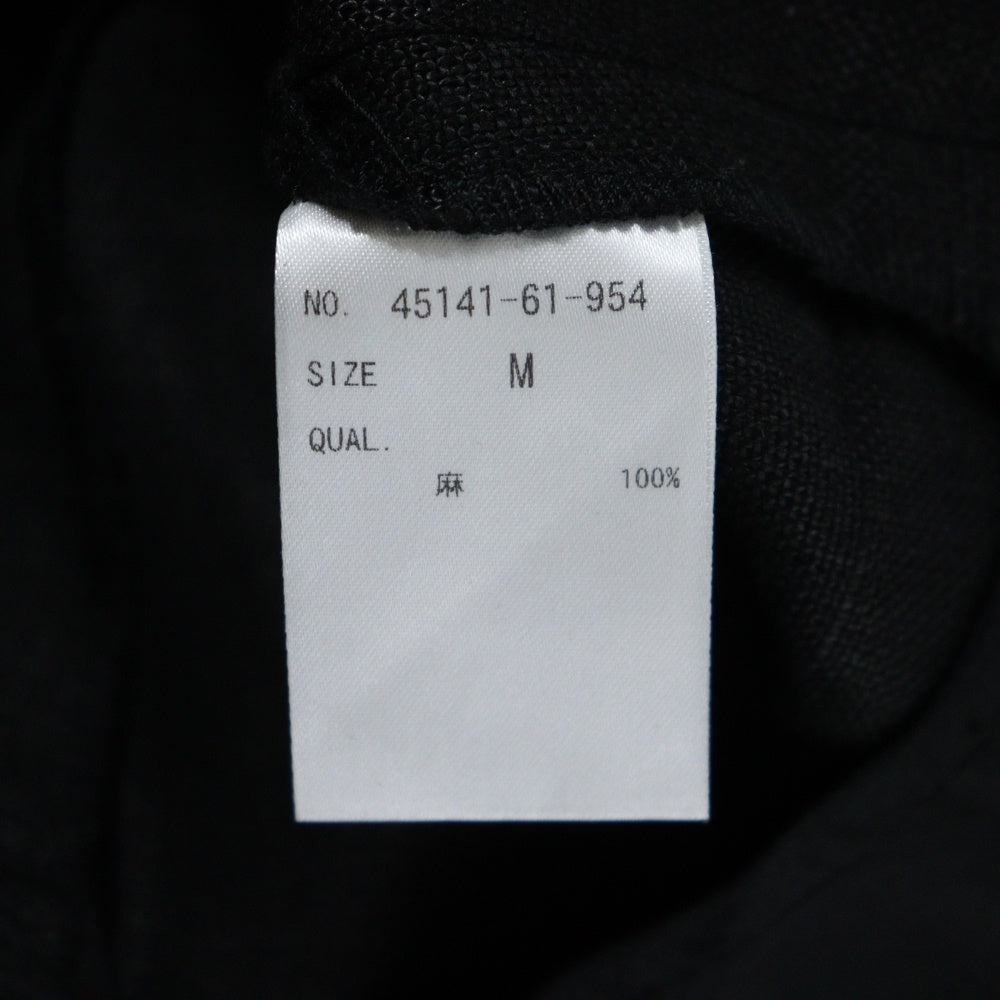 MADISONBLUE(マディソンブルー) セットアップスーツ パールボタン リネン ダブルブレスト ピークドラペル テーラードジャケット センタープレス スラックスパンツ レディース 45132-61-950