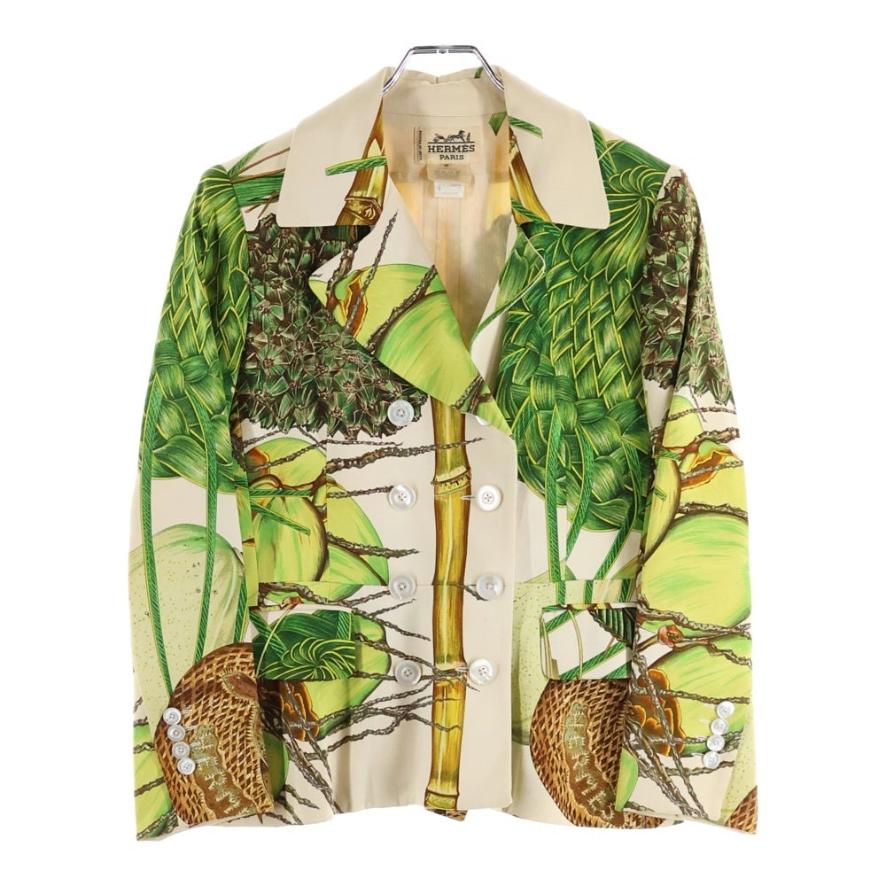 【E3668】新品同様 HERMES 2020 H柄 ジャガード ニット HERMES - 新品同様 HERMES 2020《H柄 ジャガード》ニット セーター