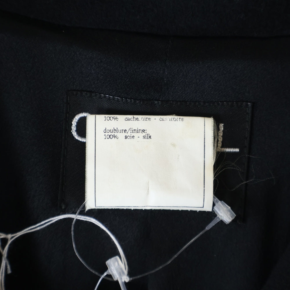 CHANEL(シャネル) 95AW ココマークボタン チェーンバックル カシミヤ オーバーサイズ ロング コート ブラック P05859W02145