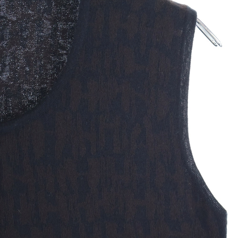 HERMES(エルメス) タンクトップ ブラウン カシミヤ #XS