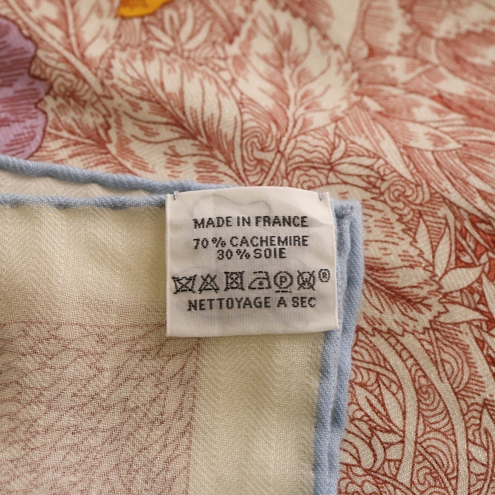 HERMES(エルメス) カレジュアン140 カシミアシルク RETOUR A LA NATURE マルチカラー レディース