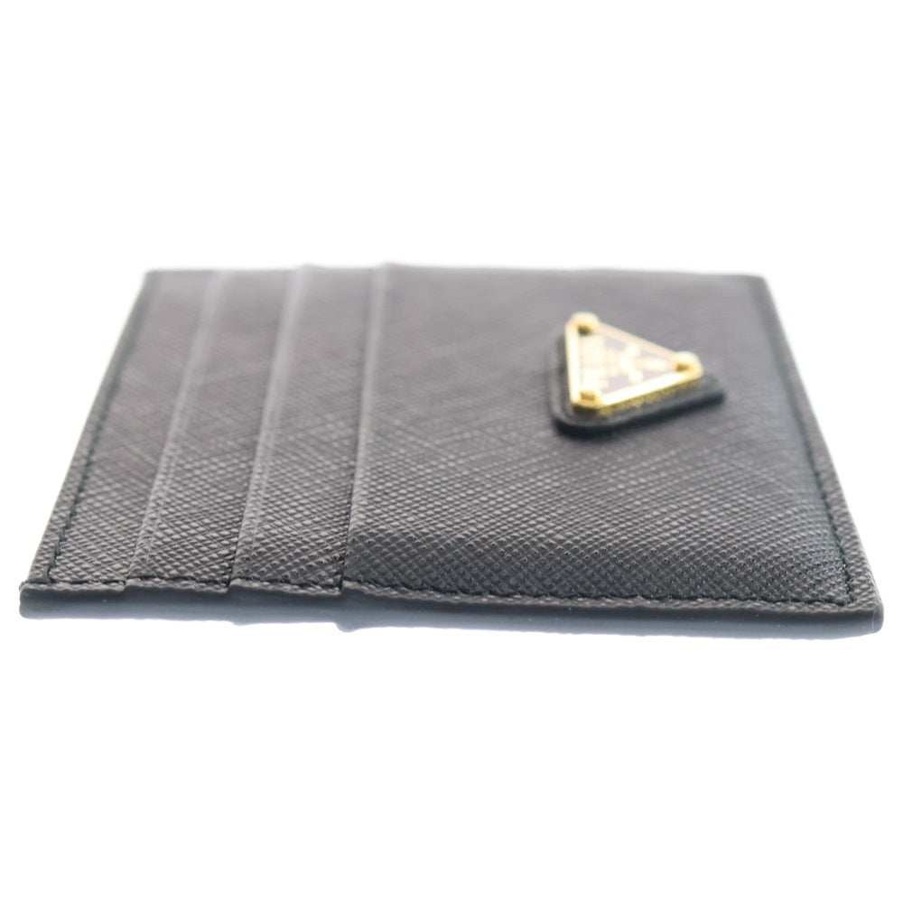 PRADA(プラダ) サフィアーノ カードケース パスケース トライアングルロゴ ブラック レザー 1MC208