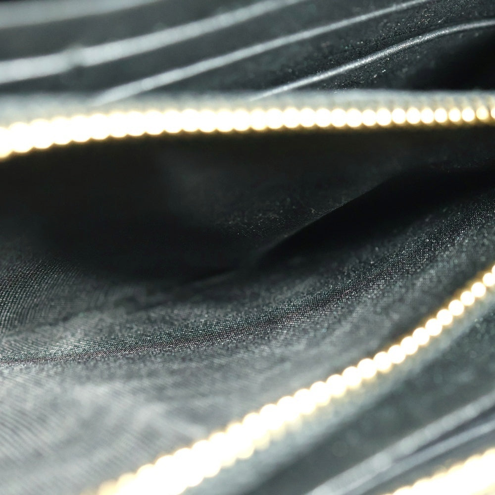 SAINT LAURENT PARIS(サンローランパリ) カサンドラ ラウンドファスナーレザーロングウォレット 長財布 ブラック/ゴールド
