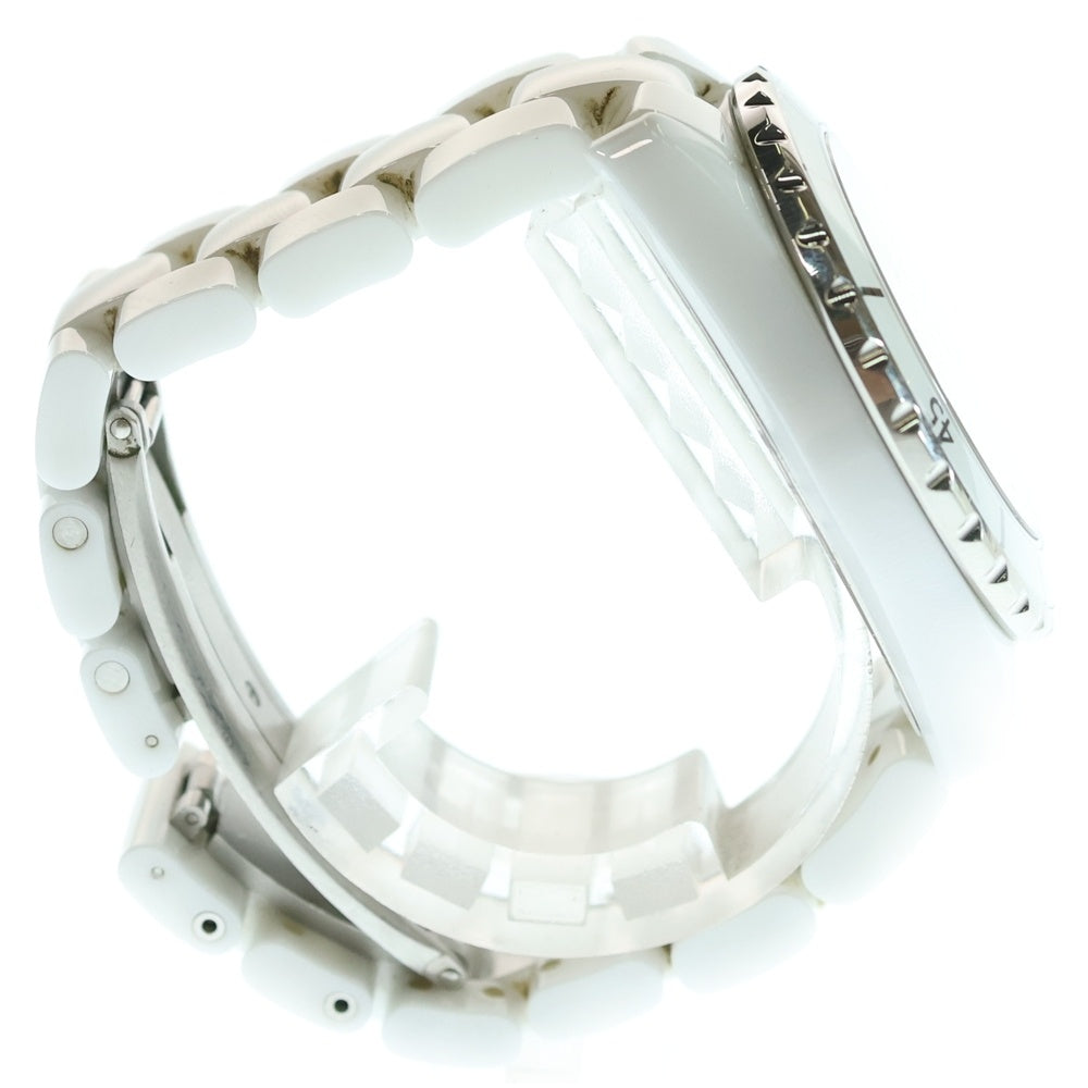 CHANEL(シャネル) J12 白文字盤 12Pダイヤモンド セラミック 自動巻き CE/AT H1629 腕時計