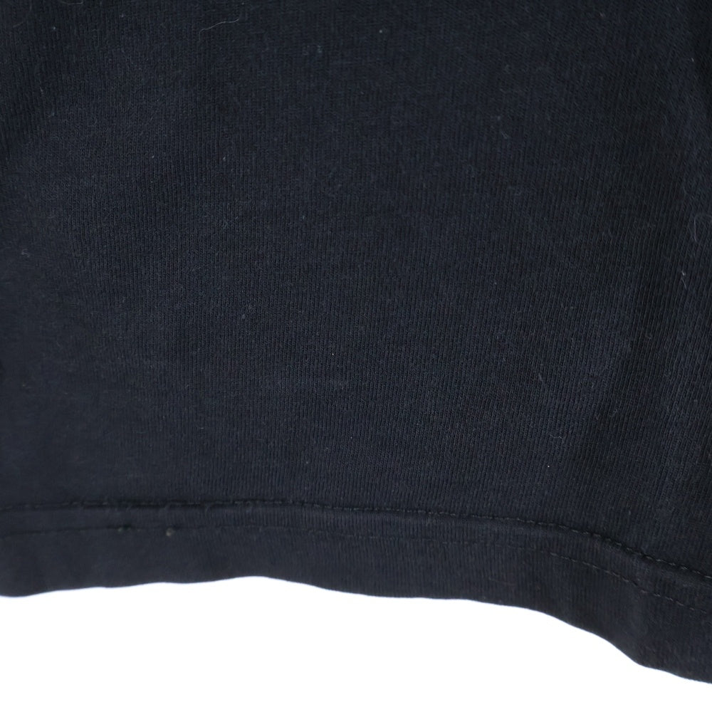 Dior HOMME(ディオールオム) 18SS ローズ 薔薇 フォトグラフィック ロゴプリント クルーネック 半袖Tシャツ カットソー ブラック 733J603I6312