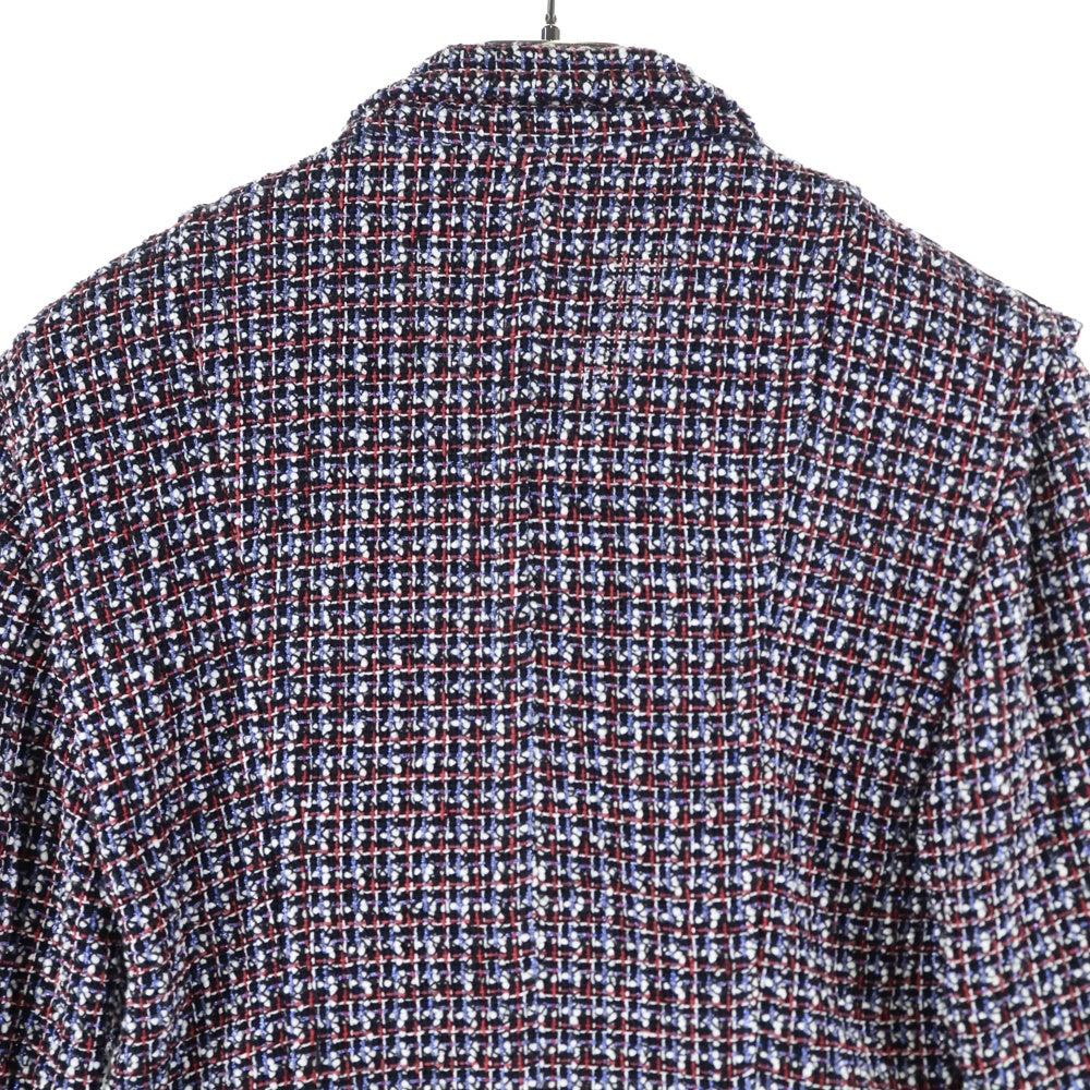 CHANEL(シャネル) ココマーク ココボタン エポレット付ショート丈ツイードジャケット マルチカラー サンプル品 P53398V40046 MIB969