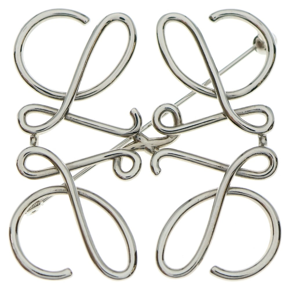 LOEWE(ロエベ) アナグラム ロゴ ブローチ ピンバッジ シルバー