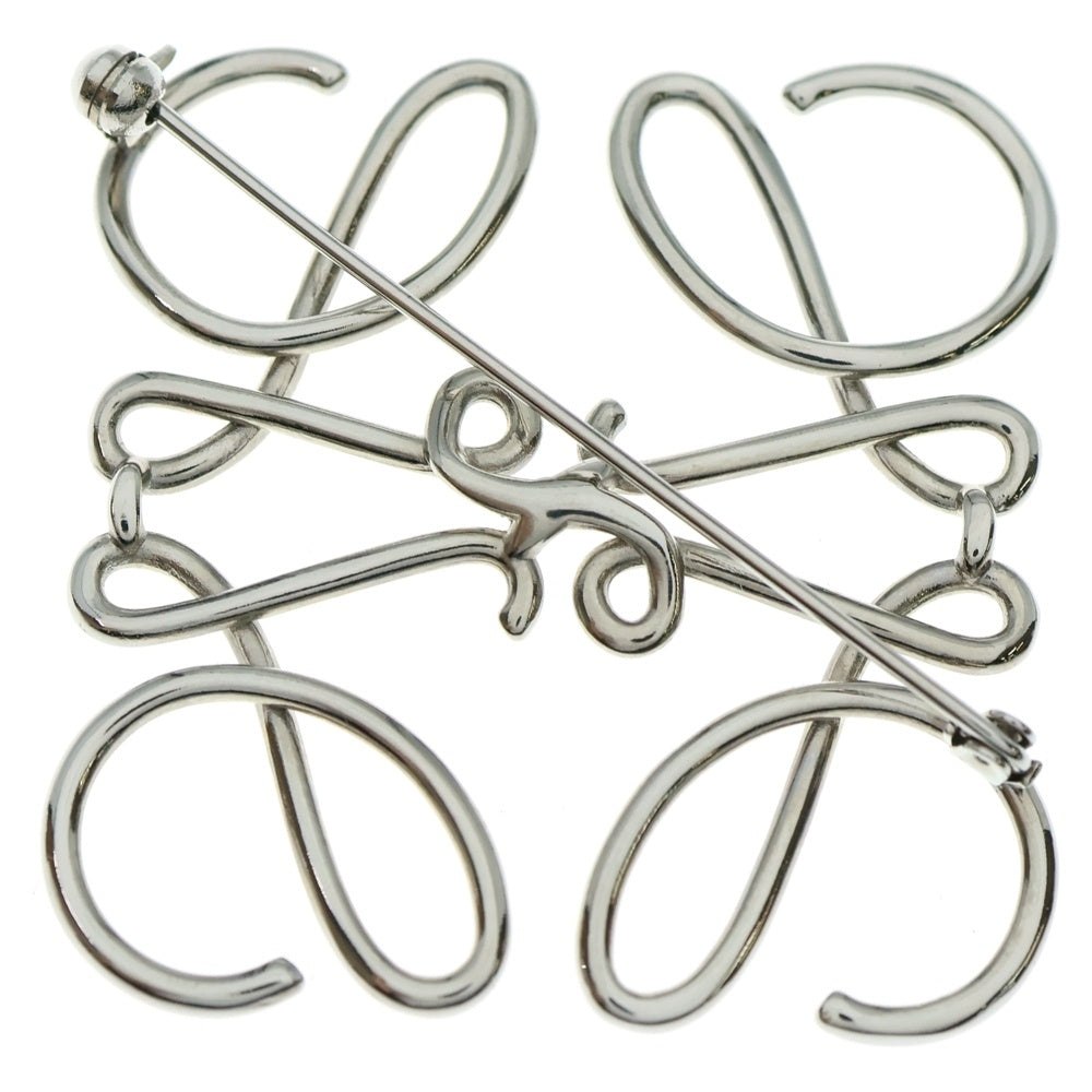 LOEWE(ロエベ) アナグラム ロゴ ブローチ ピンバッジ シルバー