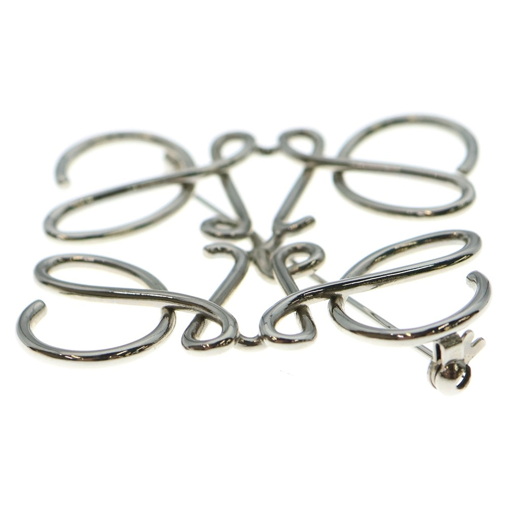 LOEWE(ロエベ) アナグラム ロゴ ブローチ ピンバッジ シルバー