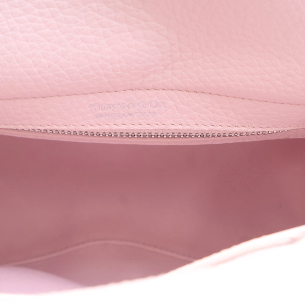 TIFFANY & Co.(ティファニー) リターントゥティファニー 2WAYハンドバッグ ショルダーバッグ チェーンバッグ ピンク レザー シルバー金具