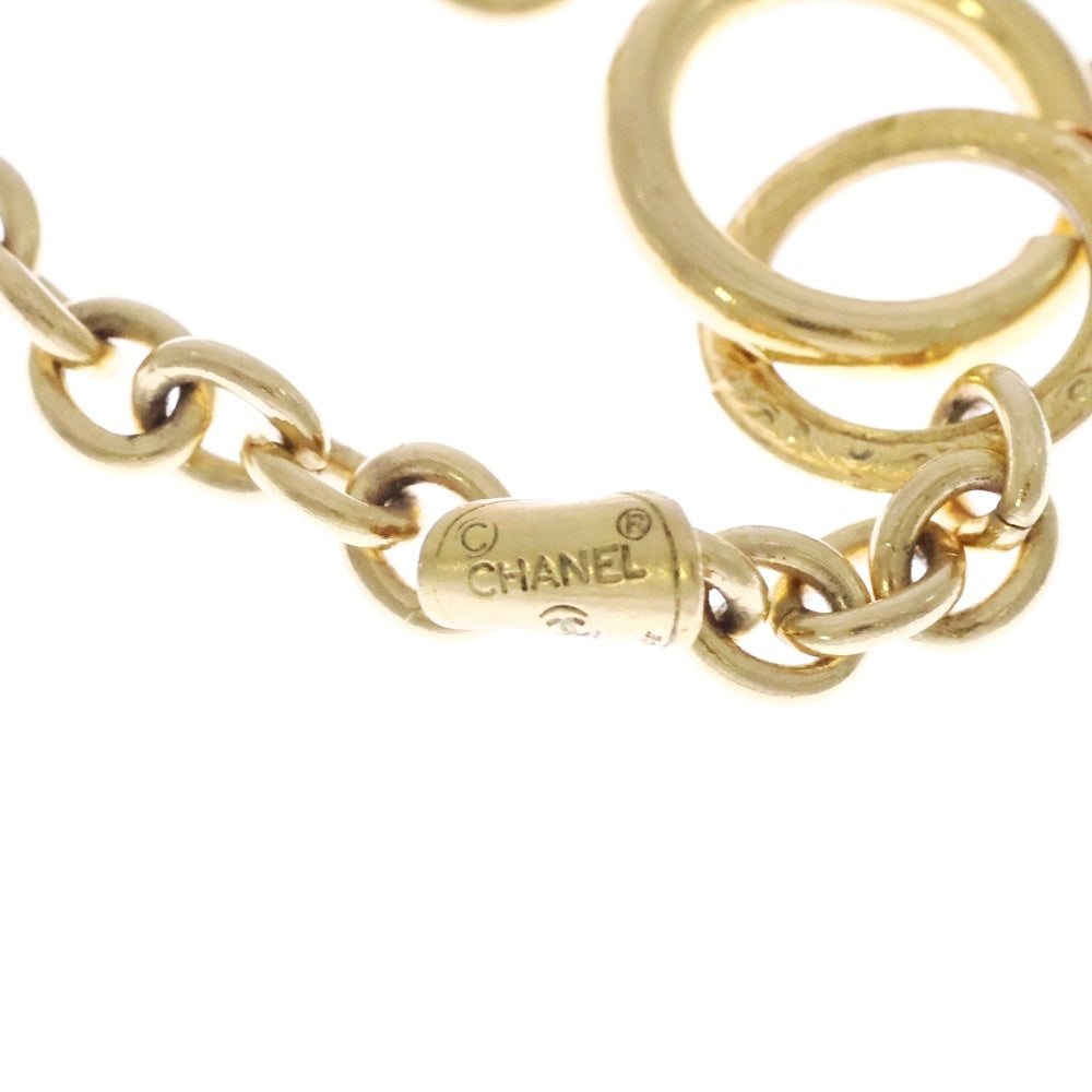 CHANEL(シャネル) チェーンネックレス ラインストーン ゴールド ヴィンテージ ペンダント