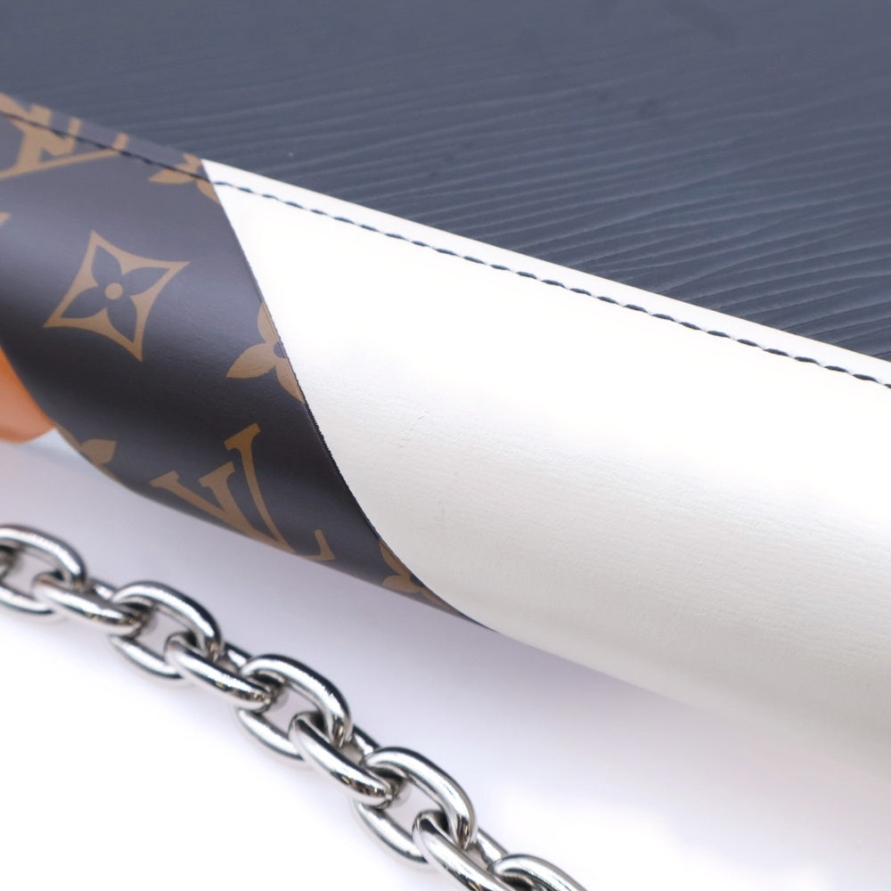 LOUIS VUITTON(ルイヴィトン) エピ ポルトフォイユ ツイスト チェーン ウォレット 財布 ショルダーバッグ ブラック×PVCレザー M67798