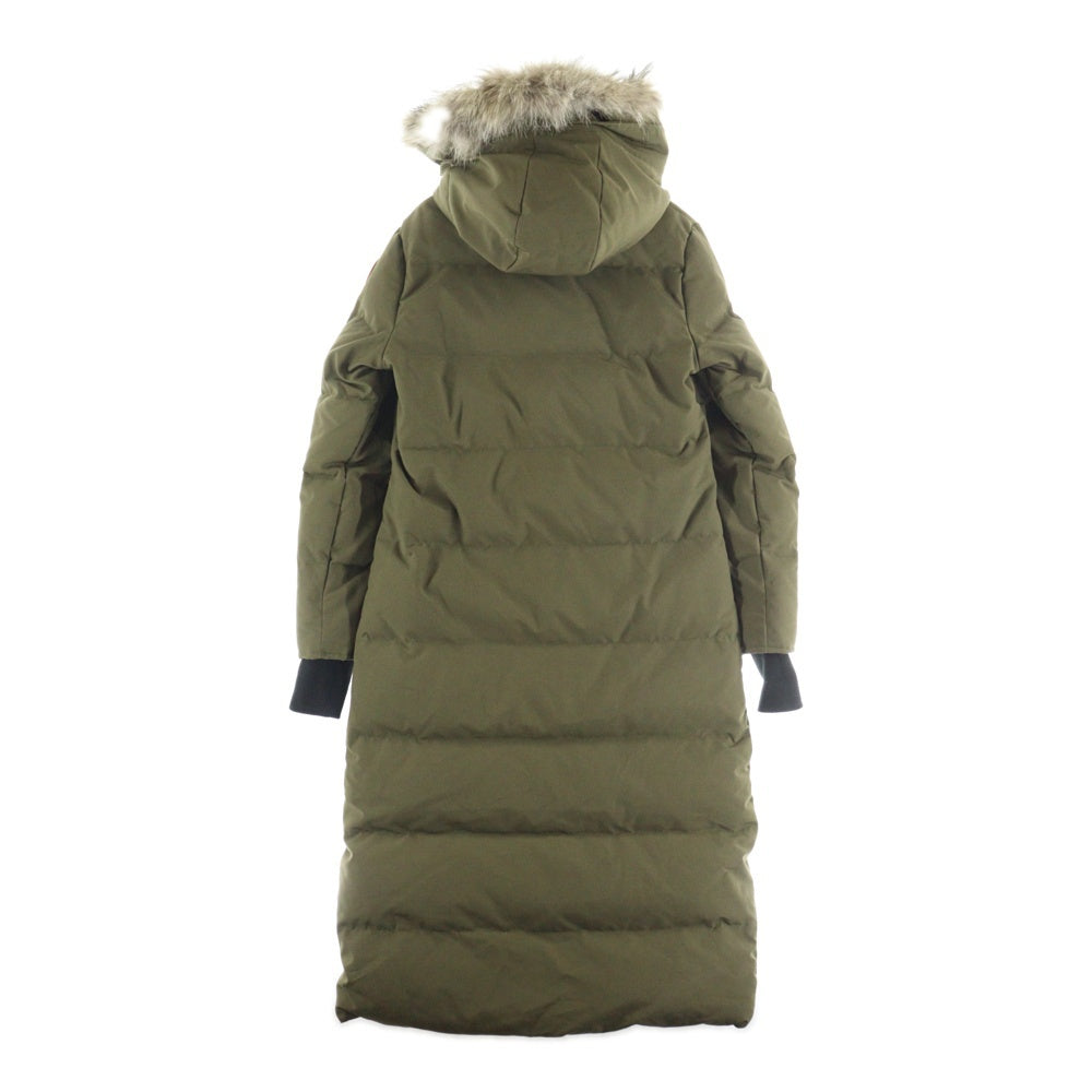 CANADA GOOSE(カナダグース) Mystique Parka ミスティーク パーカー ファー フーデッド ジップアップ ダウン ロング ジャケット コート カーキ レディース 3035LA