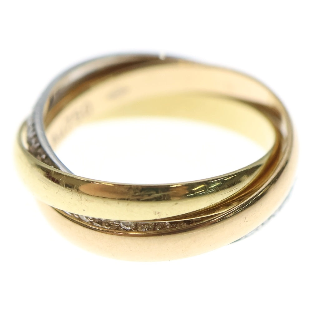 Cartier(カルティエ) トリニティ パヴェダイヤ スモール リング Au750 K18 YG/PG/WG ゴールド 指輪