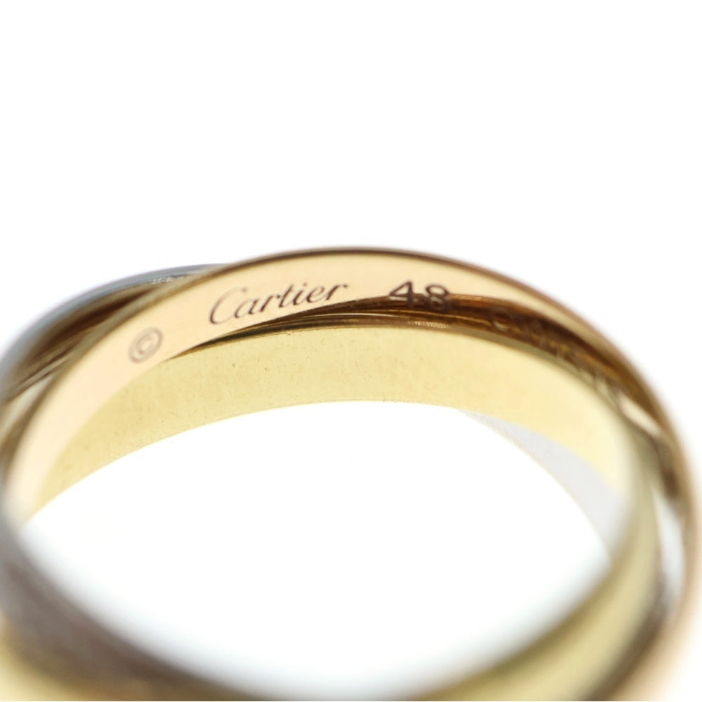Cartier(カルティエ) トリニティ パヴェダイヤ スモール リング Au750 K18 YG/PG/WG ゴールド 指輪