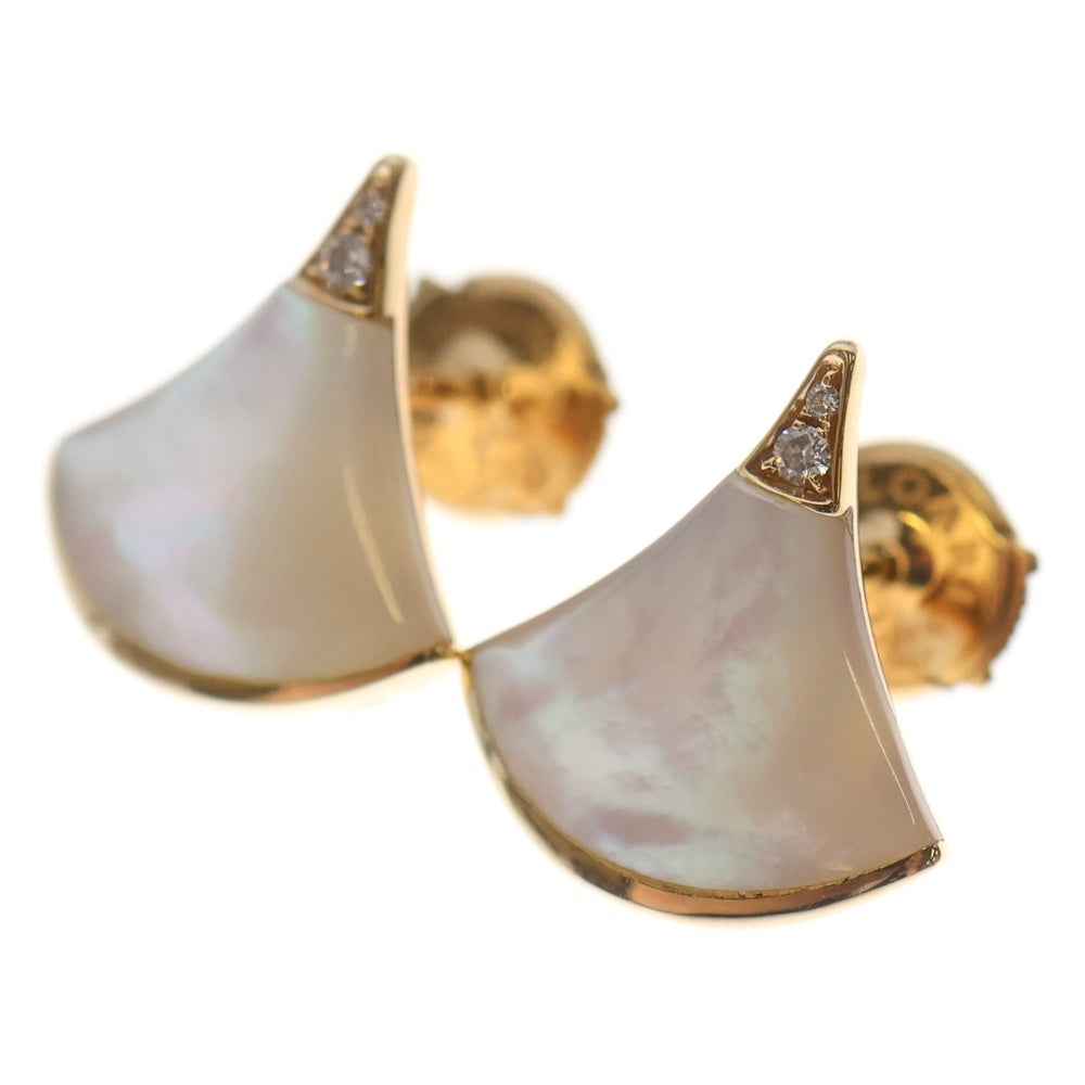 BVLGARI(ブルガリ) デーヴァドリーム ピアス シェル Au750 K18