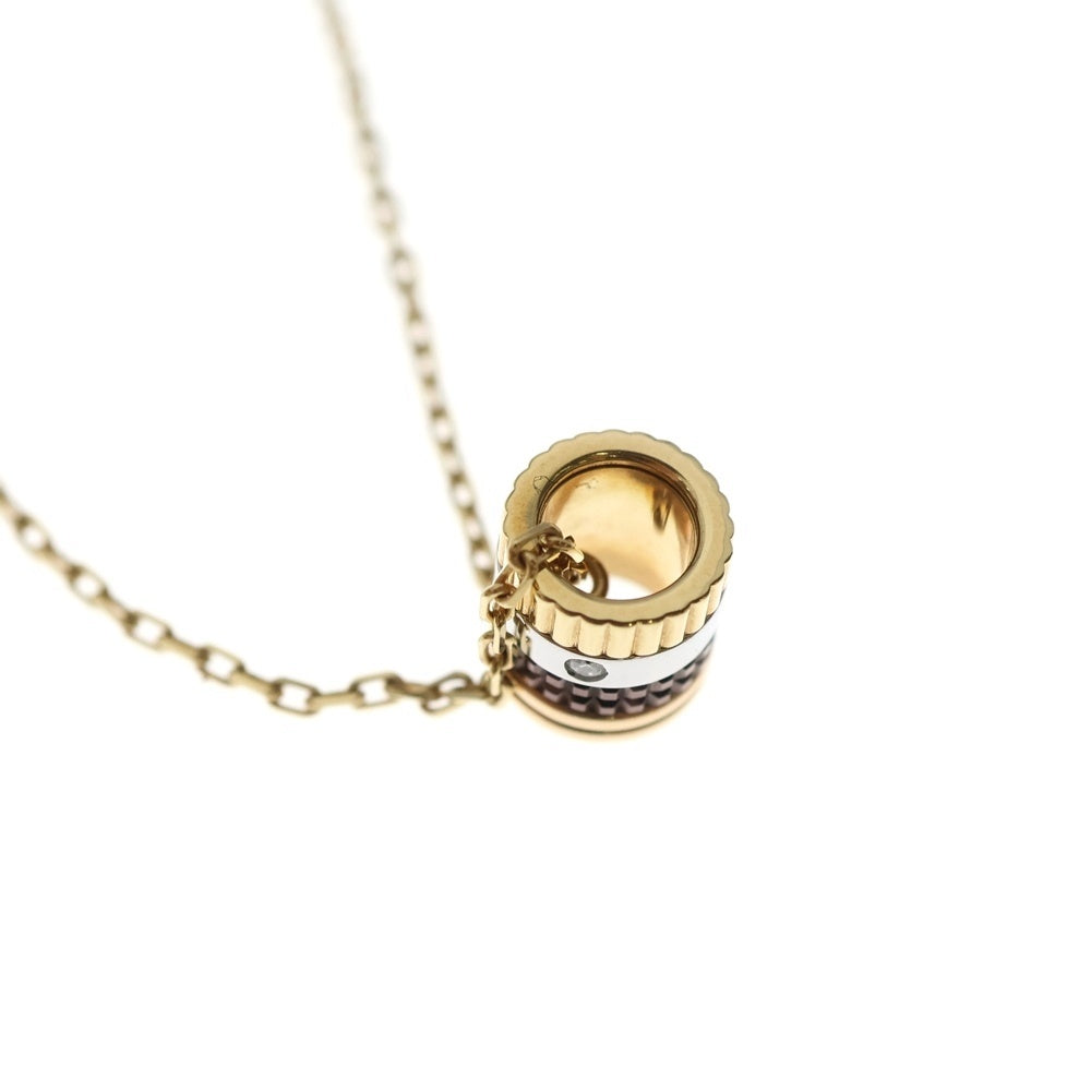 BOUCHERON(ブシュロン) キャトル クラシック スモール 1PD ダイヤ ネックレス Au750 K18 ゴールド ペンダント