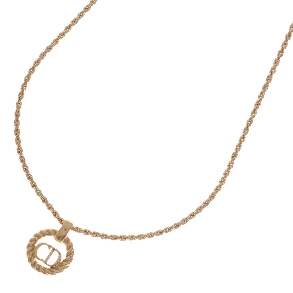 Christian Dior(クリスチャンディオール) CDロゴ ラウンド ネックレス