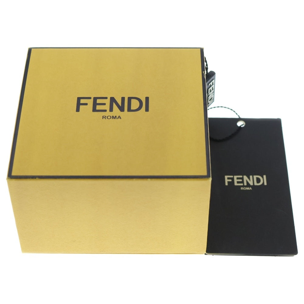 FENDI(フェンディ) FFロゴ ラインストーン ピアス ゴールド GP