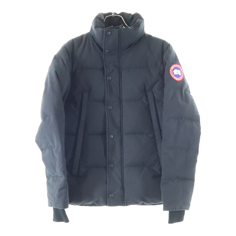 CANADA GOOSE(カナダグース) WYNDHAM PARKA ウィンダム パーカー ワッペンロゴ ジップアップ ダウンジャケット ブラック 3808MA