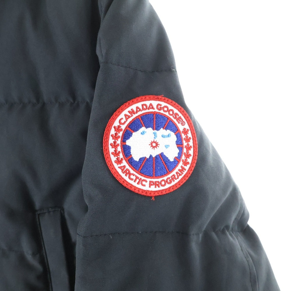 CANADA GOOSE(カナダグース) WYNDHAM PARKA ウィンダム パーカー ワッペンロゴ ジップアップ ダウンジャケット ブラック 3808MA