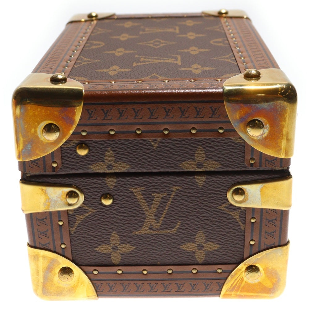 LOUIS VUITTON(ルイヴィトン) モノグラム コフレトレゾール20 ジュエリーボックス ケース ブラウン M20037 ゴールド金具 レディース