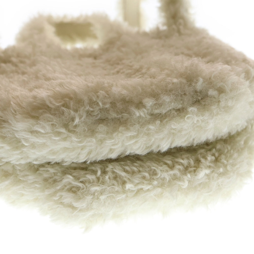 BALENCIAGA(バレンシアガ) EVERYDAY XS エブリデイ 2WAY レザー切替ファーショルダーバッグ ハンドバッグ ホワイト 672793