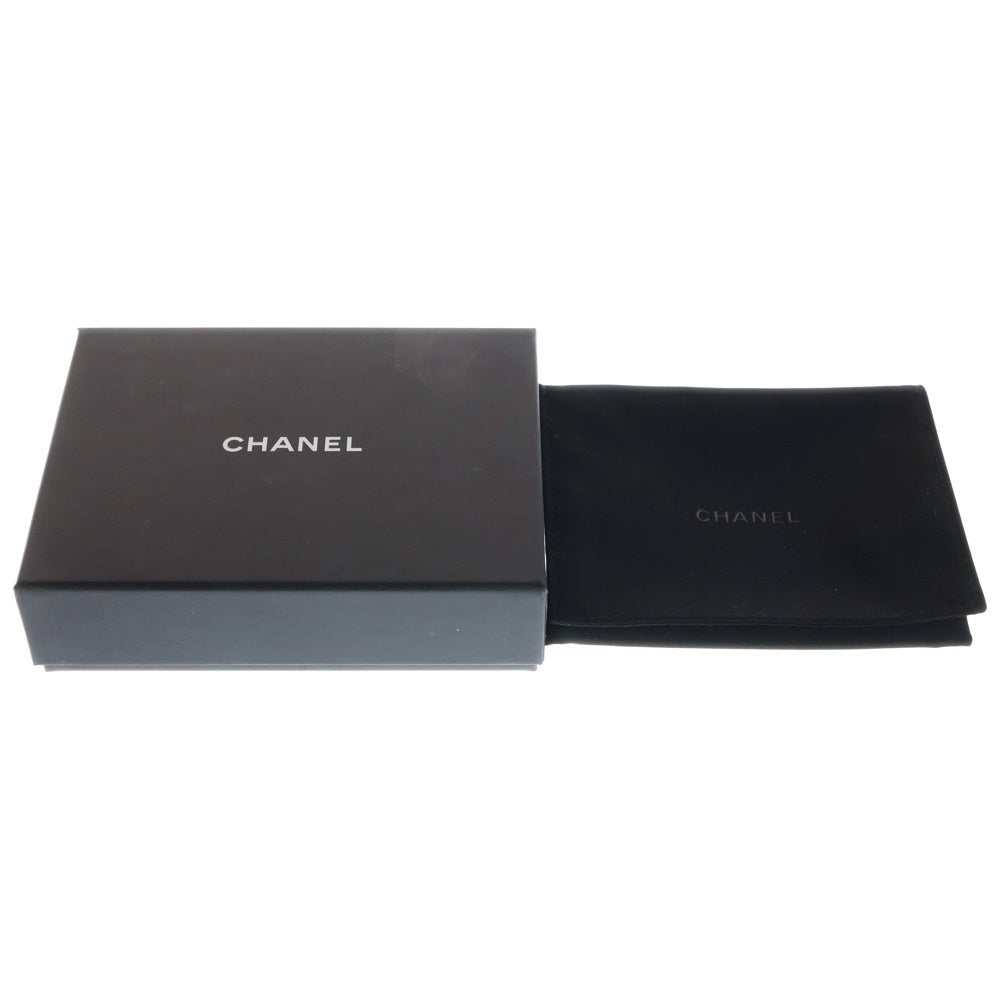 CHANEL(シャネル) マトラッセ ココマーク キャビアスキン レザー スモールフラップ コンパクトウォレット 三つ折り財布 ゴールド金具 ブラック AP3518 レディース