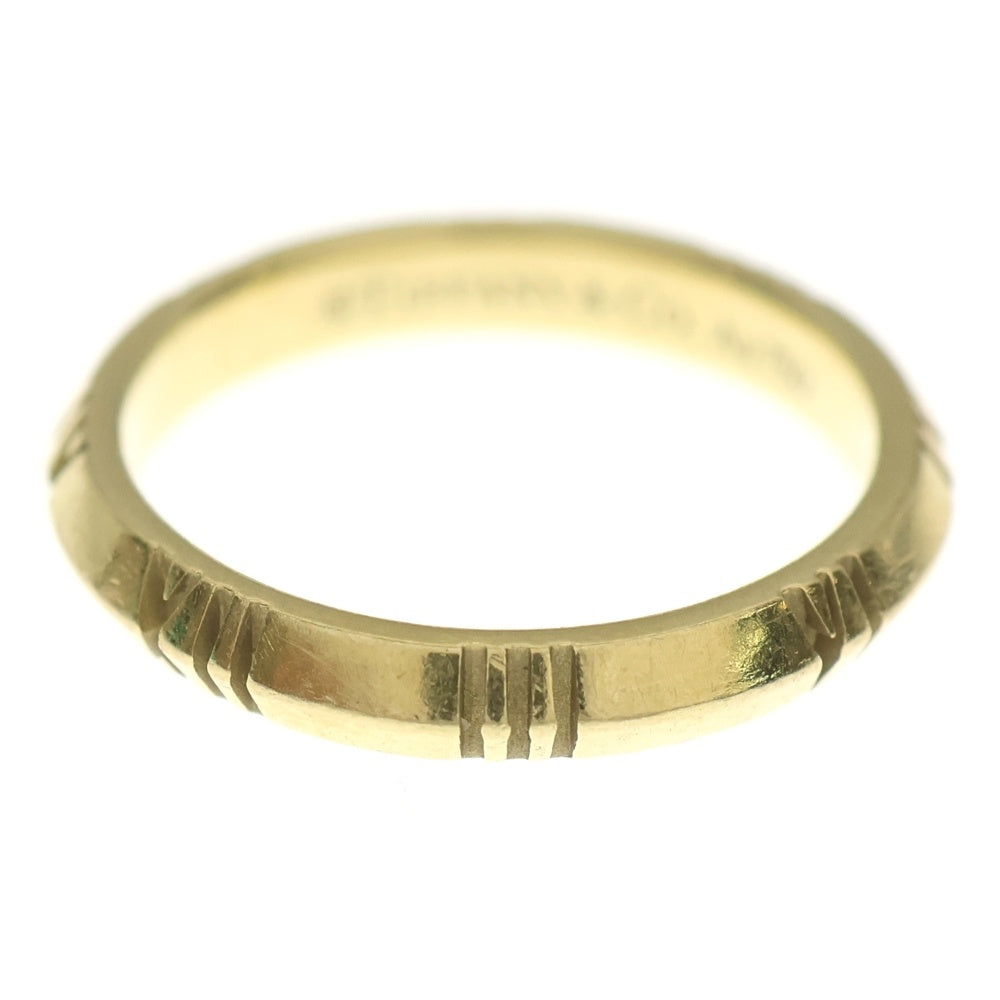 TIFFANY & Co.(ティファニー) アトラス X クローズド ナローリング 指輪 ゴールド Au750YG #12 4g レディース
