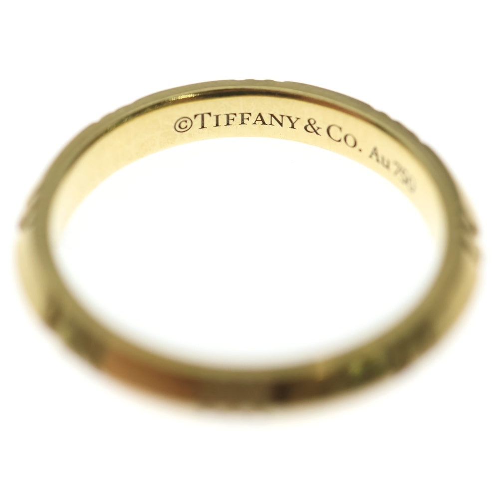 TIFFANY & Co.(ティファニー) アトラス X クローズド ナローリング 指輪 ゴールド Au750YG #12 4g レディース