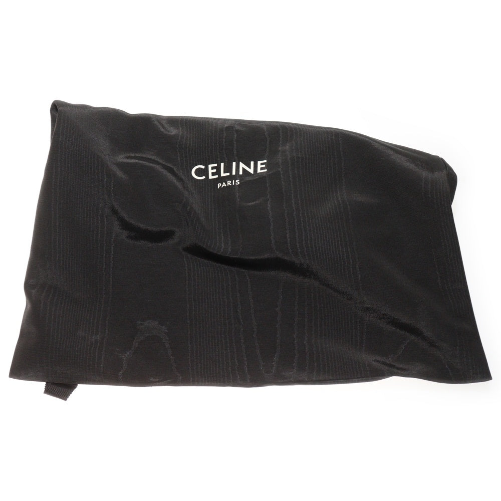 CELINE(セリーヌ) トリオンフ ロゴプレート レザー タッセル ローカットシューズ ローファー ブラック レディース